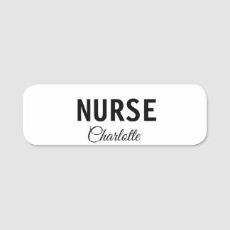 Porte-nom Je suis infirmière médecin expert ajouter votre no