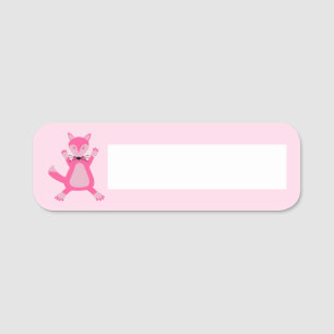 Porte-nom Joli rose Baby Girl Fox
