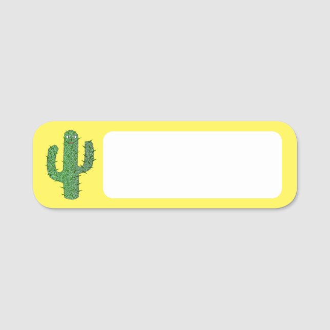 Porte-nom Jour des morts heureux Cactus (Devant)