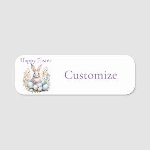 Porte-nom Joyeux Panier lapin de Pâques Thunder_Cove