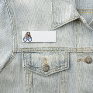 Porte-nom Jumelles de Hawk de l'observateur d'oiseaux person