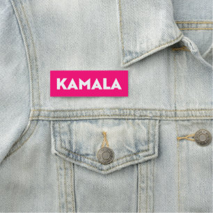 Porte-nom Kamala moderne typographie audacieuse minimaliste