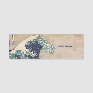 Porte-nom La Grande Vague de Kanagawa