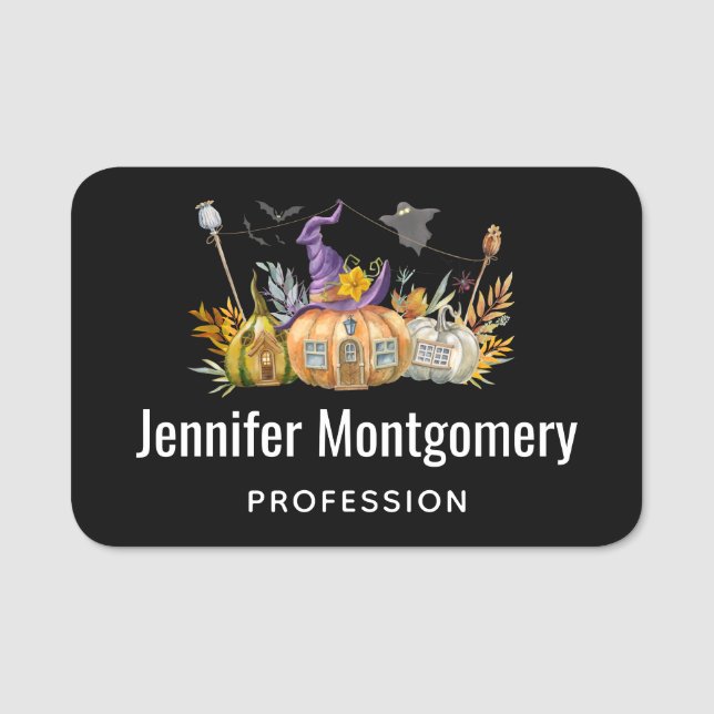 Porte-nom La Maison des Pompiers haunted (Devant)