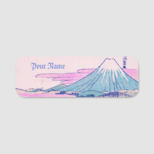 Porte-nom L'art Vintage japonais Fuji Ukiyo-e