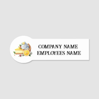 Porte-nom Les vendeurs de Cute Pie Bakery ajoutent des noms