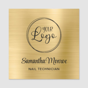 Porte-nom Light Gold Ombre Votre logo d'entreprise ici