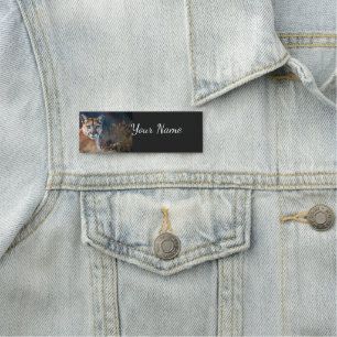 Porte-nom Lion de montagne de Chat sauvage Cougar