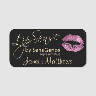 Porte-nom Lipsense - Lèvres roses