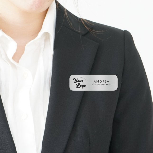 Porte-nom Logo Custom Modern (Créateur téléchargé)