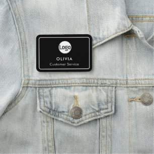 Porte-nom Logo de l'employé personnalisé,