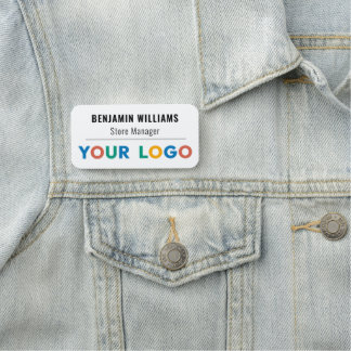 Porte-nom Logo de l'entreprise Employé personnalisé Professi