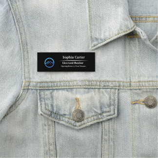 Porte-nom Logo de l'entreprise personnalisée Nom magnétique