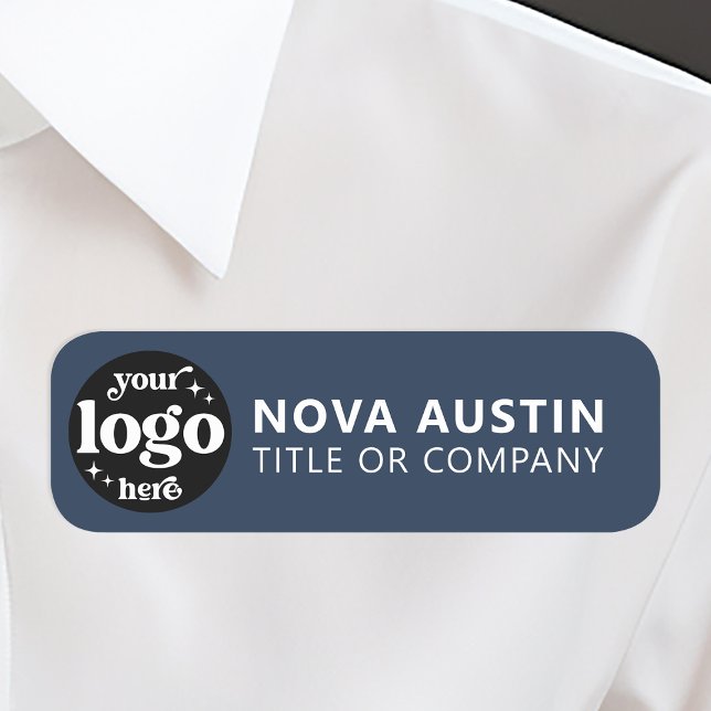 Porte-nom Logo De Société Personnalisé Employé Magnétique Ou (Créateur téléchargé)