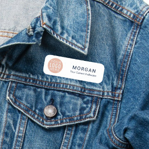 Porte-nom Logo de votre entreprise Conférence des employés d