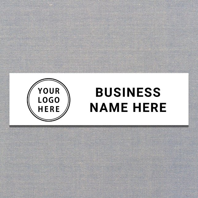 Porte-nom Logo d'entreprise moderne (Créateur téléchargé)