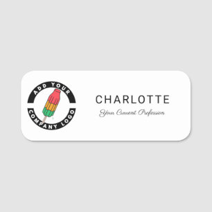 Porte-nom Logo d'entreprise moderne Employés personnalisés