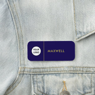 Porte-nom Logo d'entreprise personnalisé Employé de base