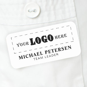 Porte-nom Logo d'entreprise personnalisé employé professionn