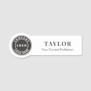 Porte-nom Logo d'entreprise personnalisé Employés de l'entre