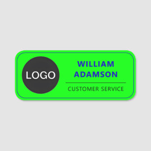 Porte-nom Logo d'entreprise personnalisé (insigne du personn