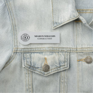 Porte-nom Logo d'entreprise personnalisé moderne aimanté pou