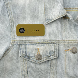 Porte-nom Logo d'entreprise personnalisé Nom du personnel de