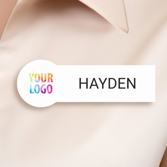 Porte-nom Logo d'entreprise personnalisé Nom du personnel de (Créateur téléchargé)