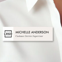 Logo d'entreprise personnalisé Personnel employé d
