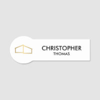 Logo d'habitation moderne Immobilier, Realtor Blan