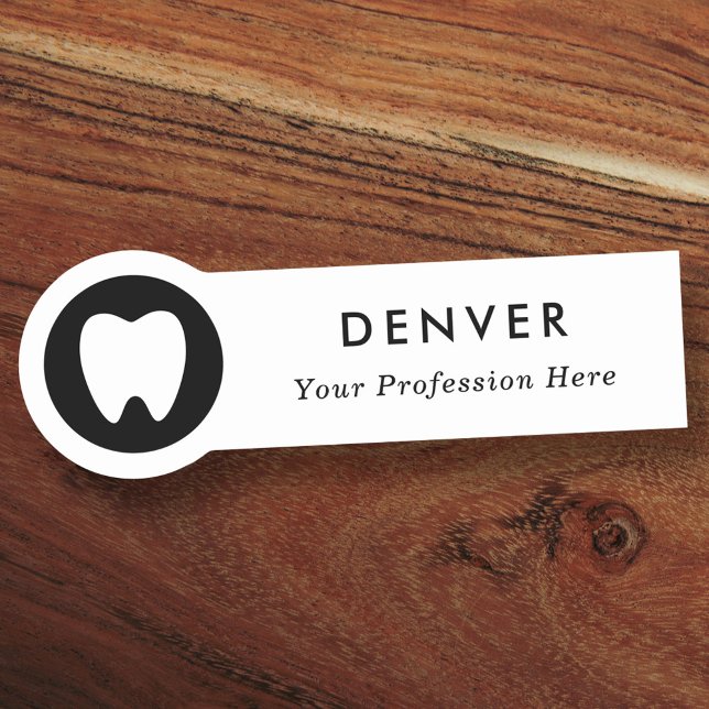 Porte-nom Logo employé du personnel de l'entreprise toute co (Créateur téléchargé)