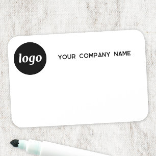 Porte-nom Logo Employé Personnel Magnétique ou Épingle Effaç