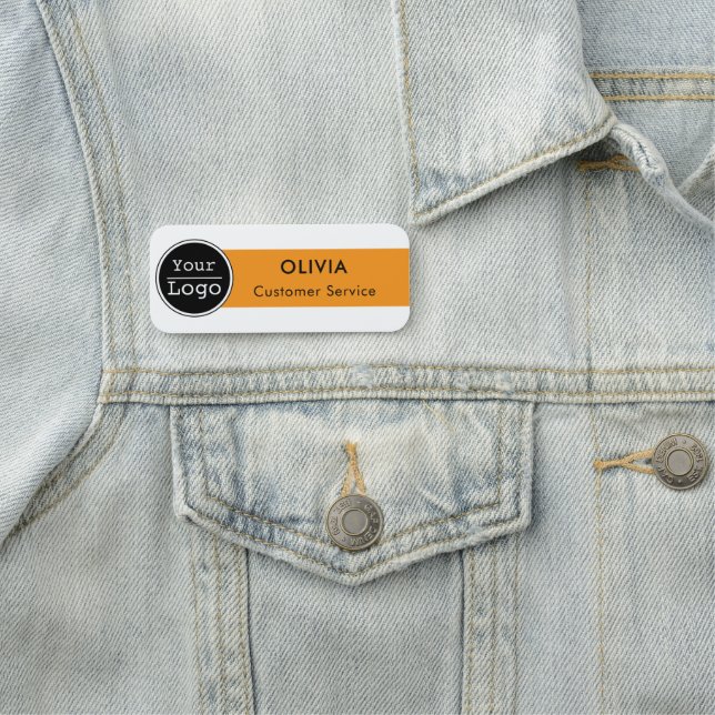 Porte-nom Logo personnalisé  (En situation)