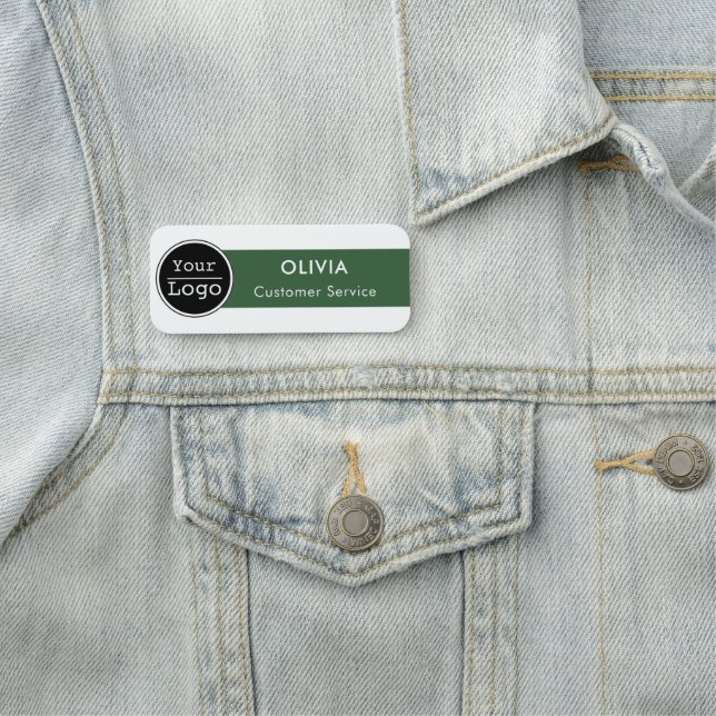 Porte-nom Logo personnalisé  (En situation)