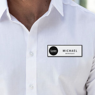 Porte-nom Logo personnalisé Carte d'identité professionnelle