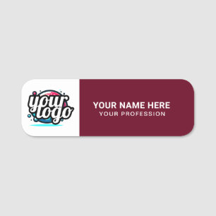 Porte-nom Logo personnalisé Code magnétique ou code de sécur