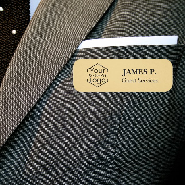 Porte-nom Logo personnalisé de l'aiguille de sécurité magnét (Créateur téléchargé)