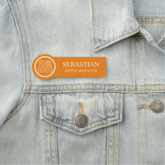Porte-nom Logo personnalisé Détails employés/employés