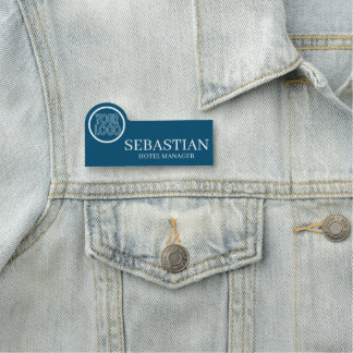 Porte-nom Logo personnalisé Détails employés/employés