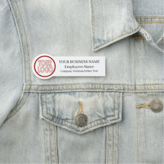 Porte-nom Logo personnalisé Détails employés/employés