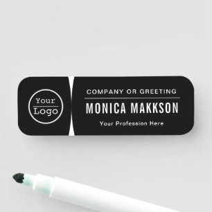 Porte-nom Logo Personnalisé Employé Pin Magnétique Ou De Séc