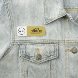 Porte-nom Logo Personnalisé Employé Sécurité magnétique Pin 