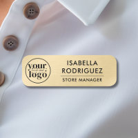 Logo Personnalisé Employé Sécurité magnétique Pin 