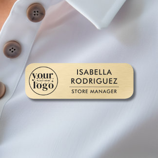 Porte-nom Logo Personnalisé Employé Sécurité magnétique Pin