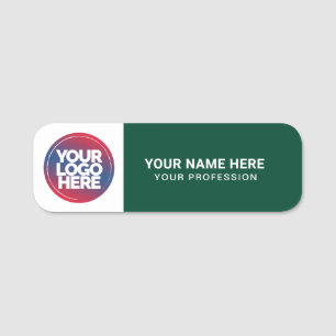 Porte-nom Logo personnalisé Épingle de sécurité ou magnétiqu