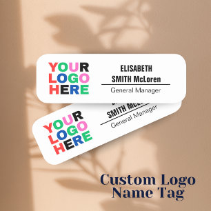 Porte-nom Logo personnalisé Épingle magnétique de l'employé