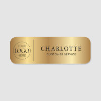 Logo personnalisé impression or employés de bureau