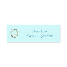 Logo Personnalisé Moderne Elégant Aqua Turquoise