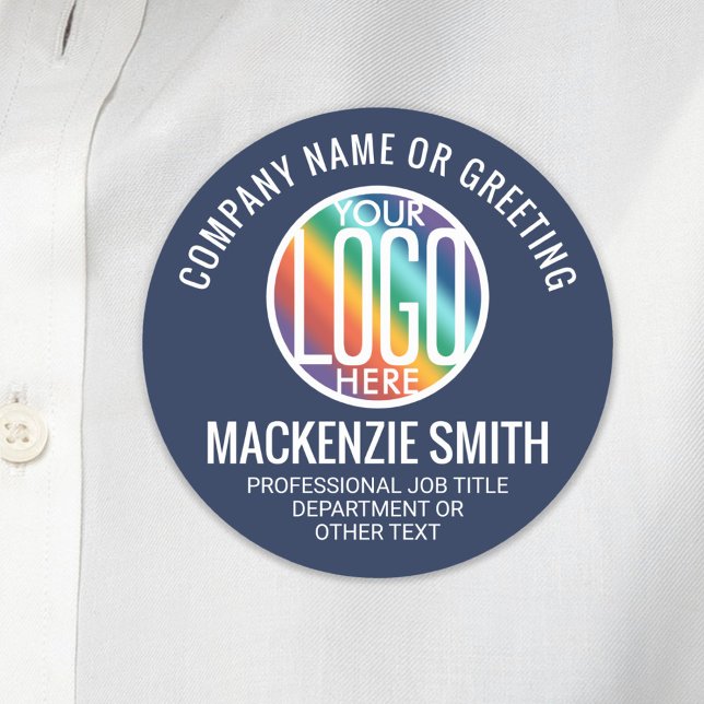 Porte-nom Logo professionnel des employés do-it-yourself cou (Créateur téléchargé)