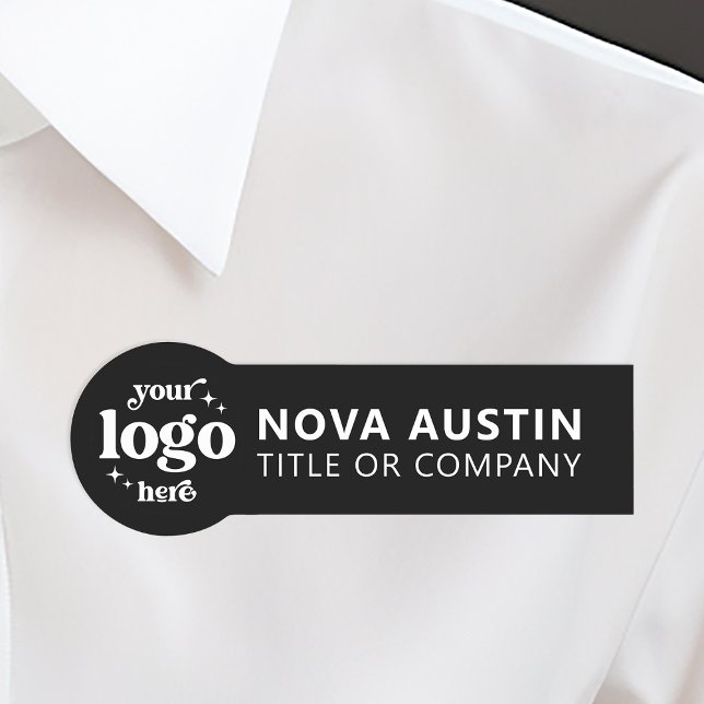 Porte-nom Logo Professionnel Entreprise Employé Magnétique O (Créateur téléchargé)